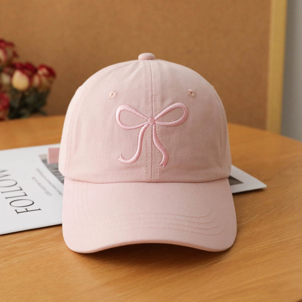 Bowknot Peaked Cap Female Sun Protection