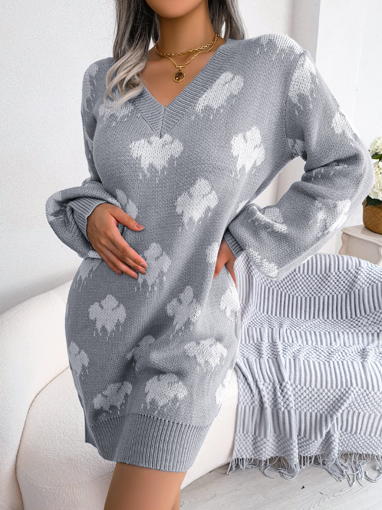 Robe pull nuage tendance