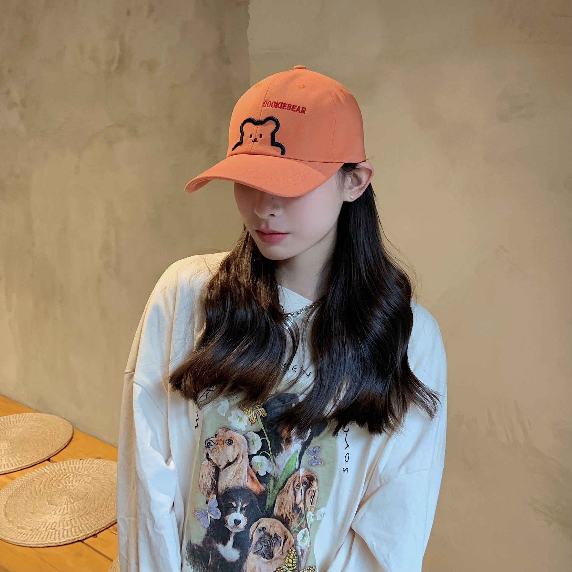 Leaning Bear Outdoor Sports Baseball Cap Tide