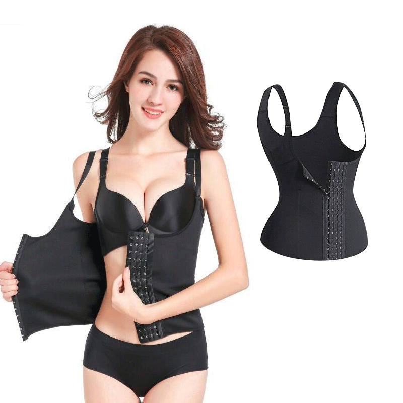 Factory Wholesale Body Shaper, Four-Breasted Gather Corset Top, Camisole Waist Shaper