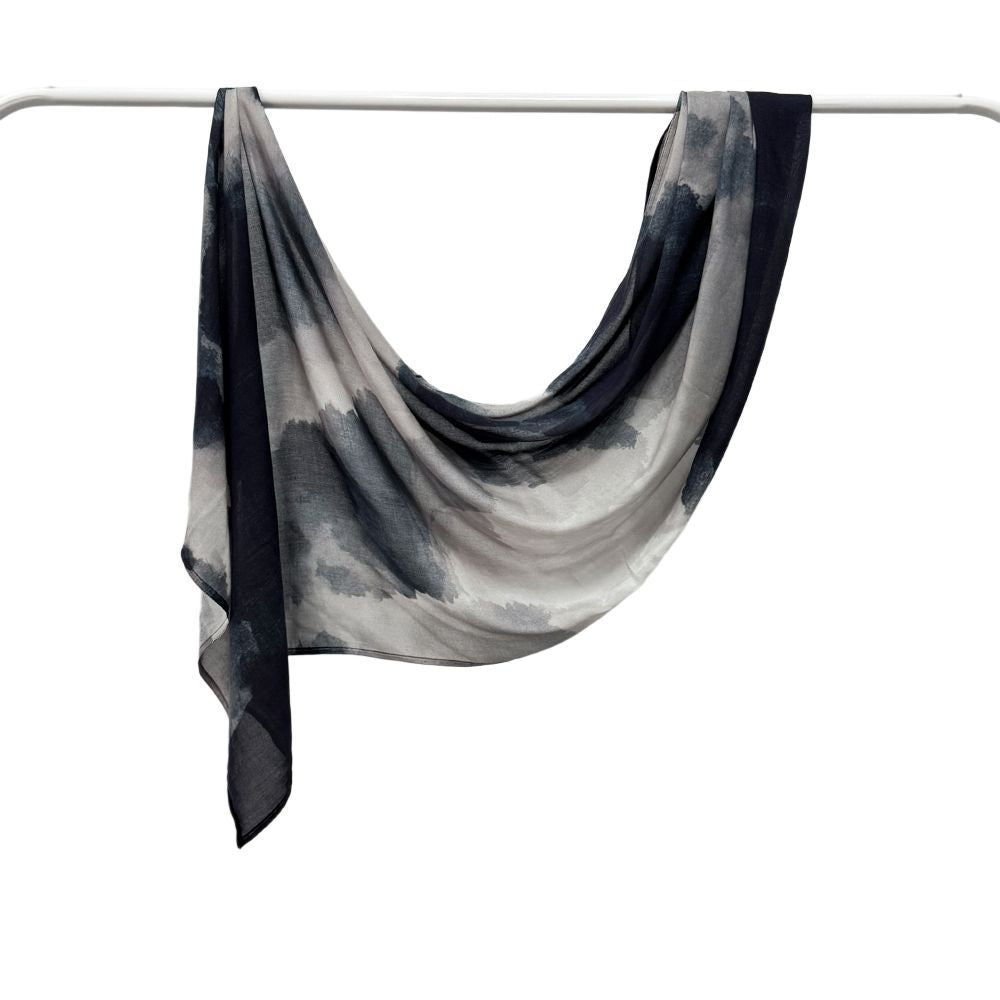 Modal Cotton Headscarf Marble Digital Printing