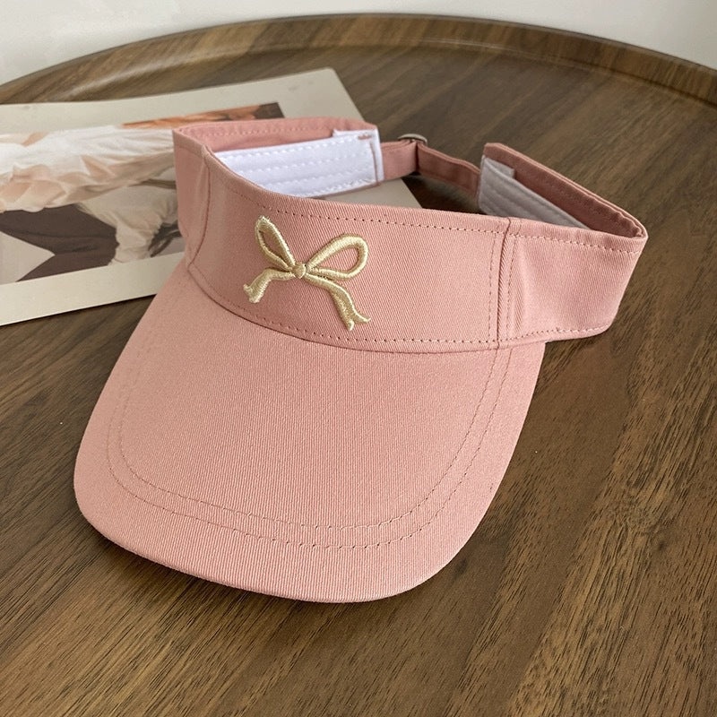 Bowknot Peaked Cap Female Sun Protection