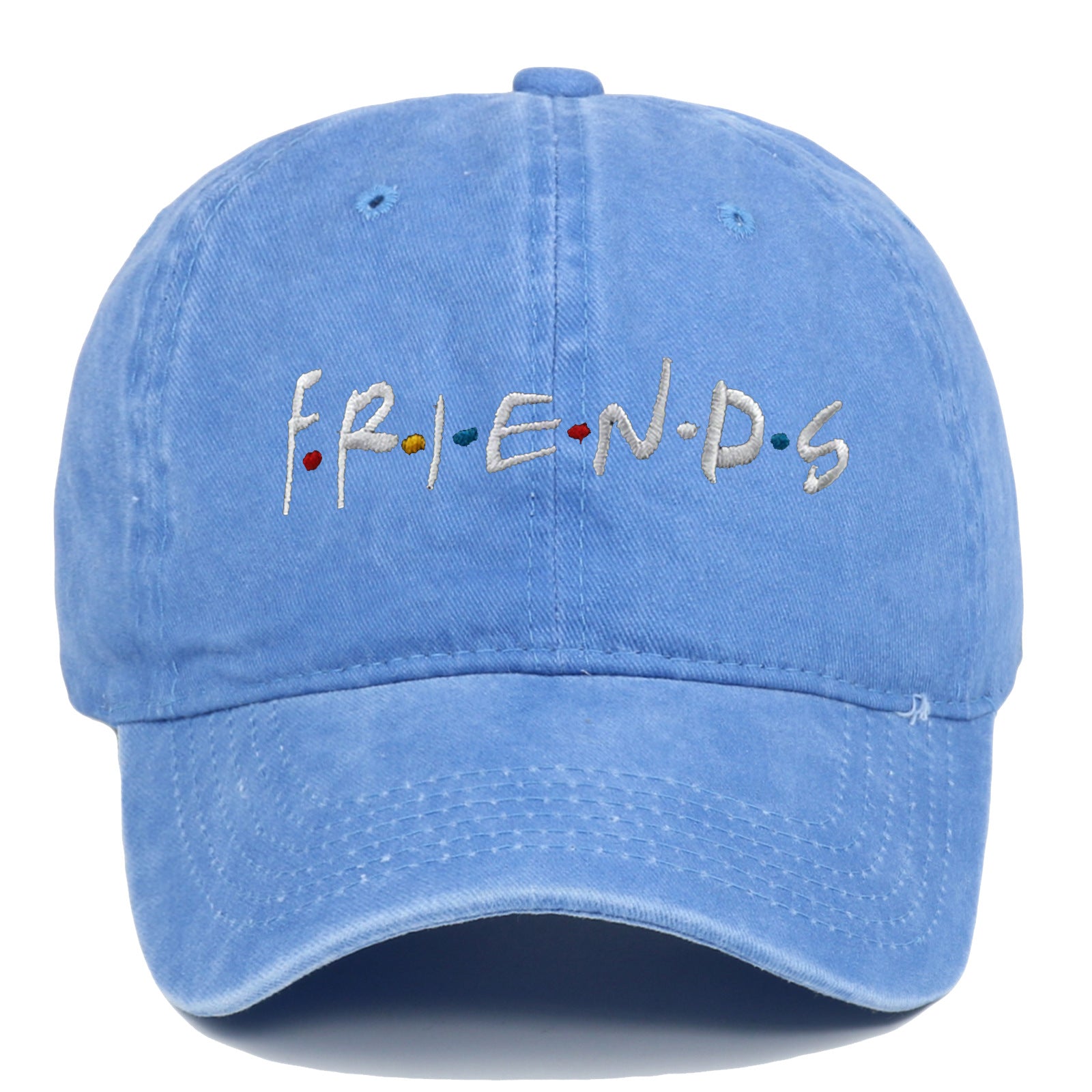 Embroidered Baseball Cap Washed