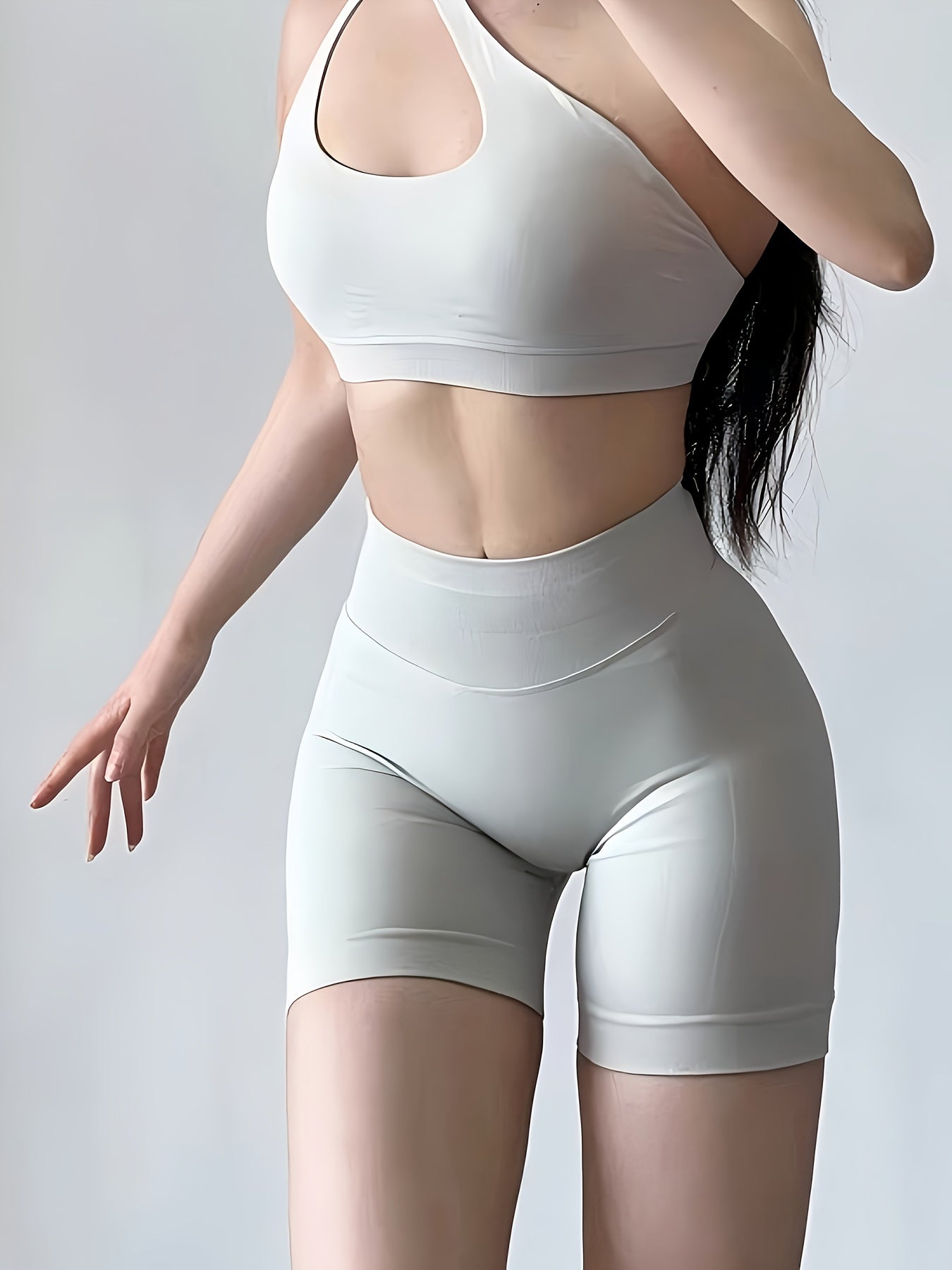 4-Pack Workout Yoga Shorts High-Waiste  Booty-Lifting Gym & Running