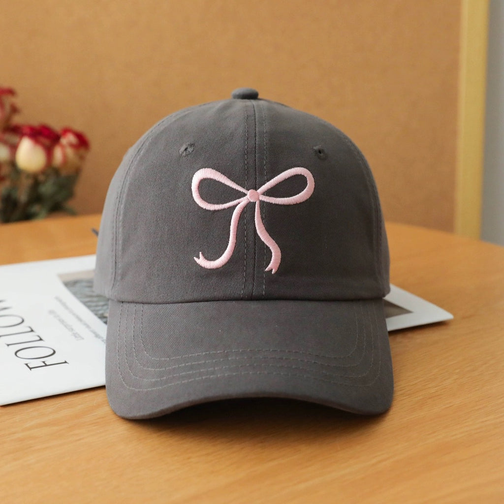 Bowknot Peaked Cap Female Sun Protection