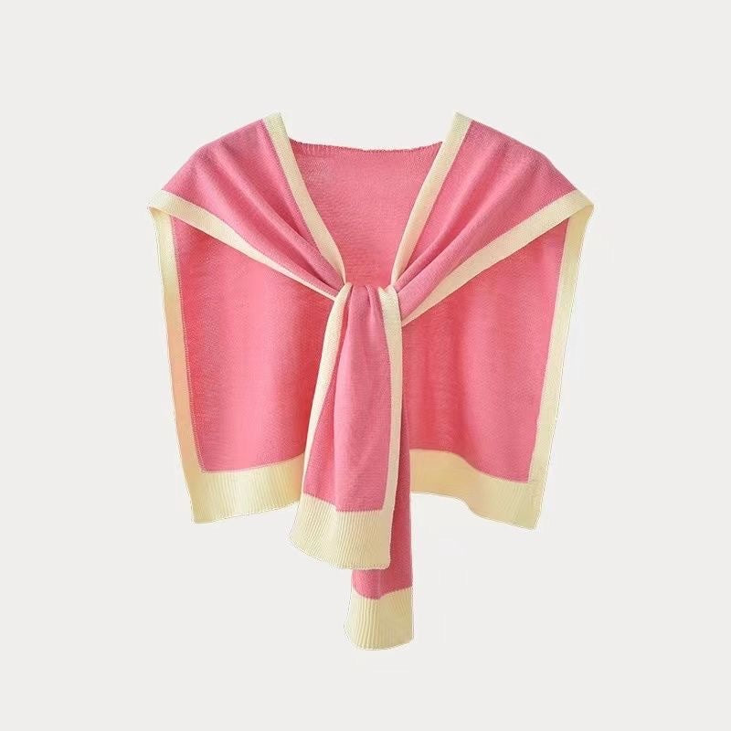 Air-conditioned Room Shawl Shoulder Neck Protection Fake Collar Skirt