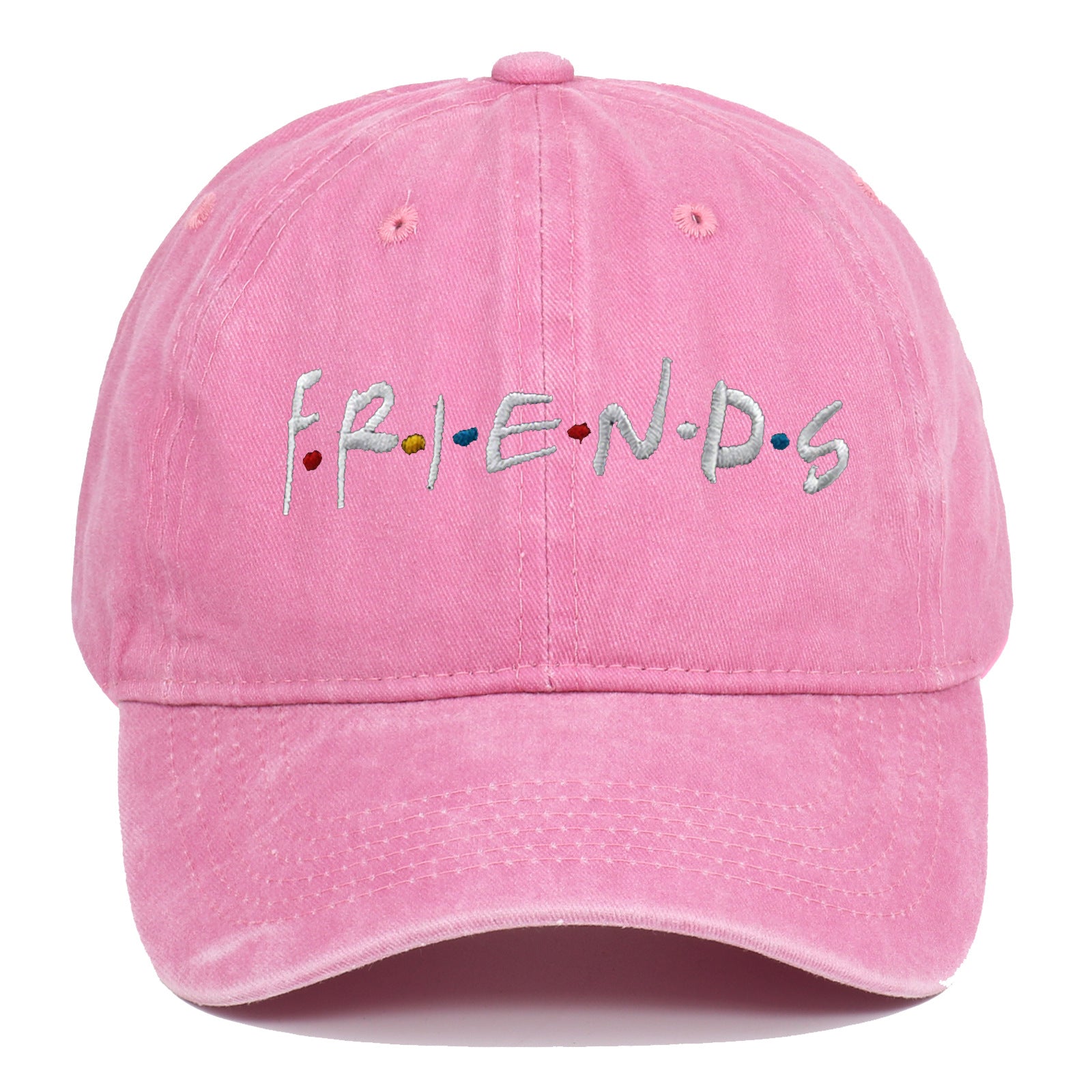 Embroidered Baseball Cap Washed