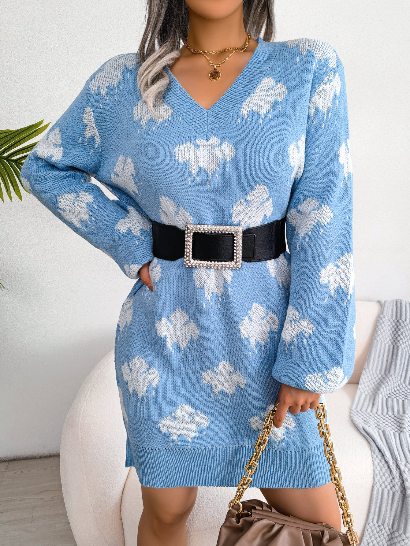 Robe pull nuage tendance