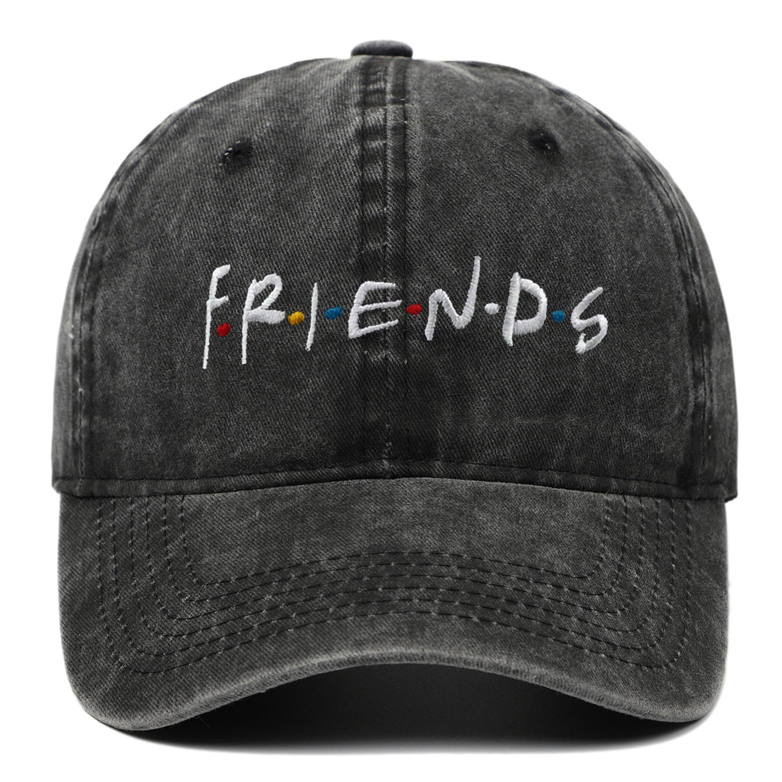 Embroidered Baseball Cap Washed