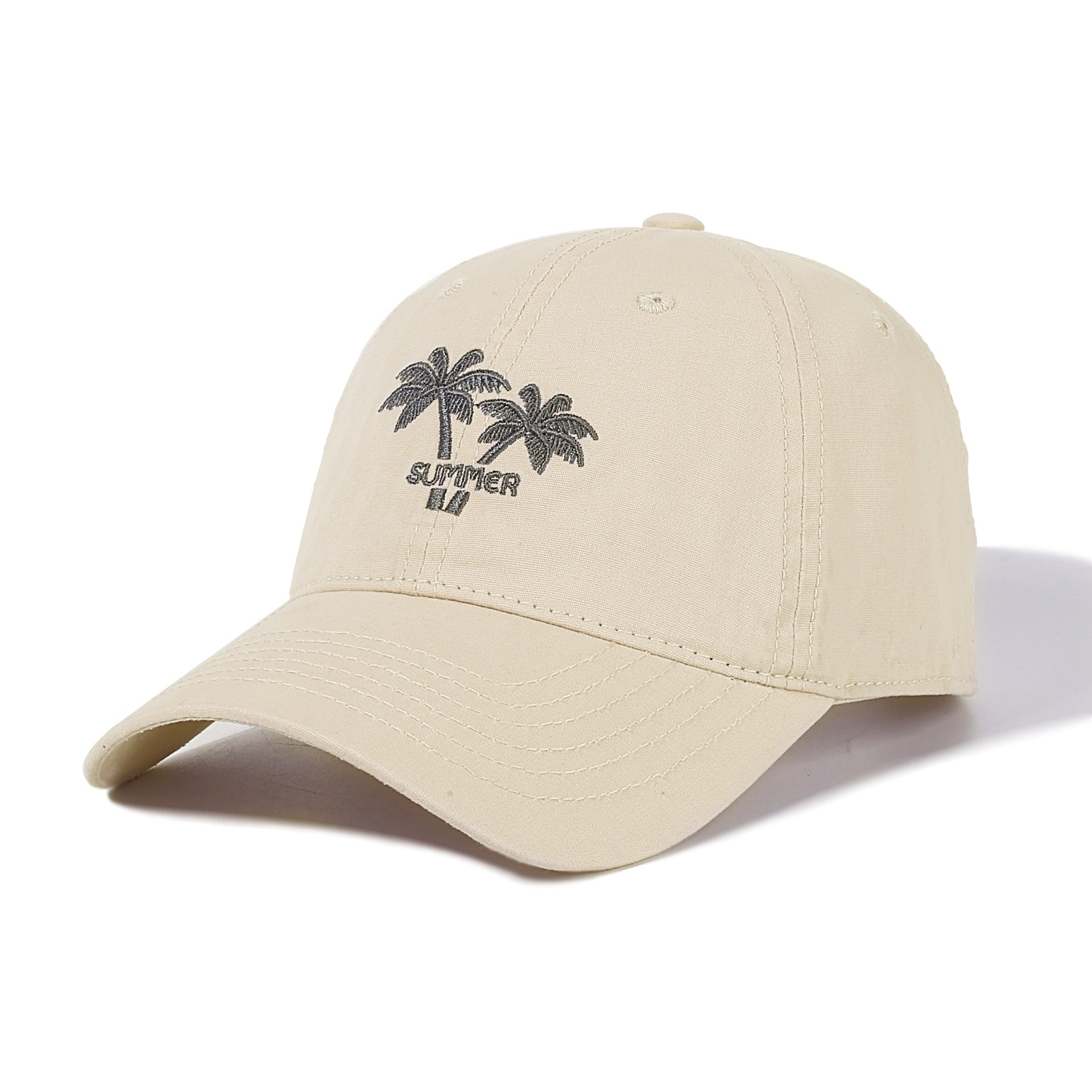 Versatile Soft Top Embroidered Baseball Cap
