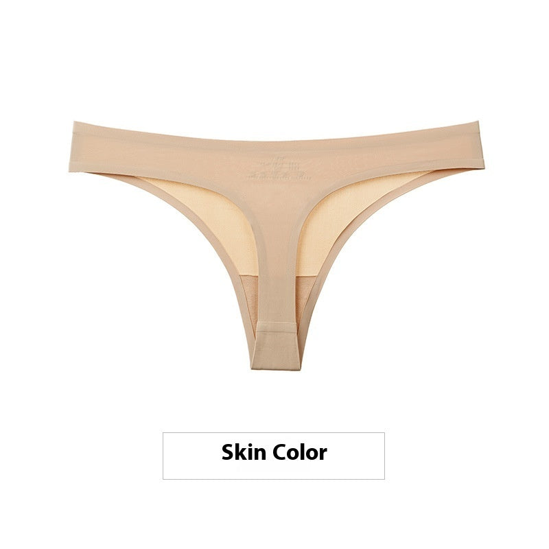 Ice Silk Seamless One-piece Women's Underwear