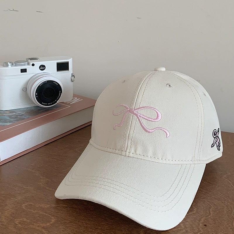 Bowknot Peaked Cap Female Sun Protection