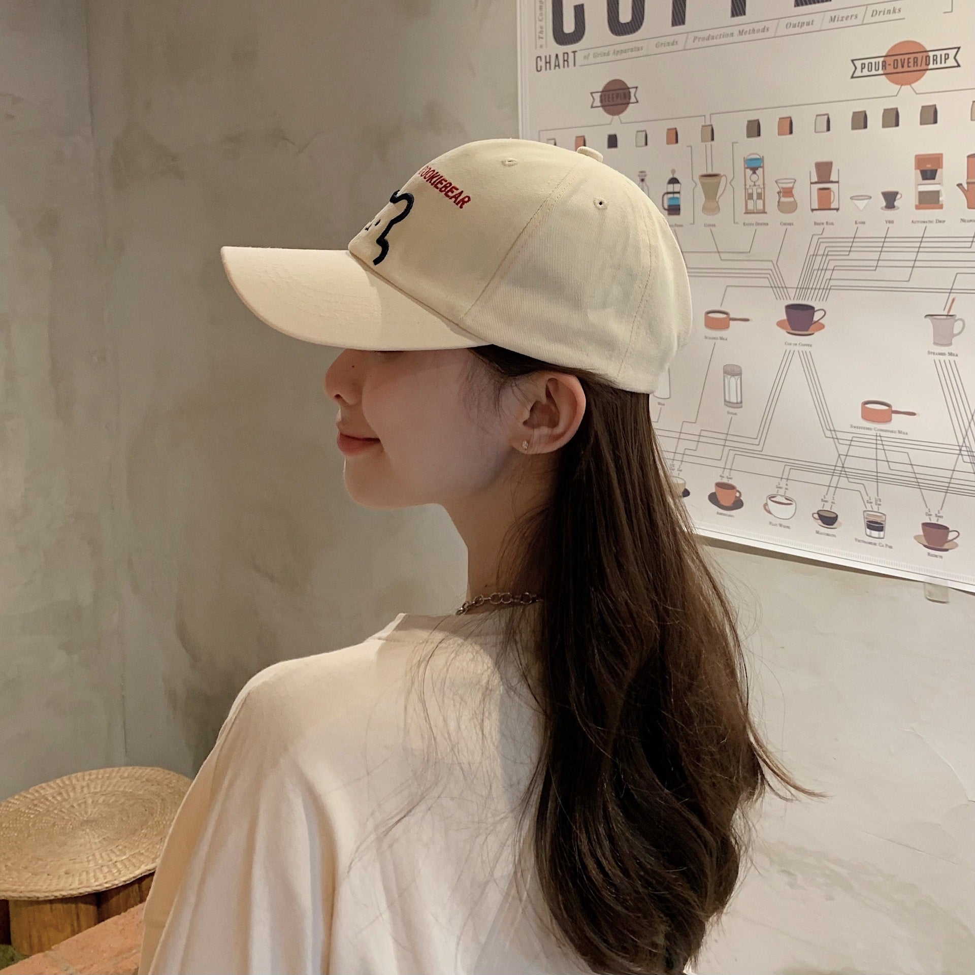 Leaning Bear Outdoor Sports Baseball Cap Tide