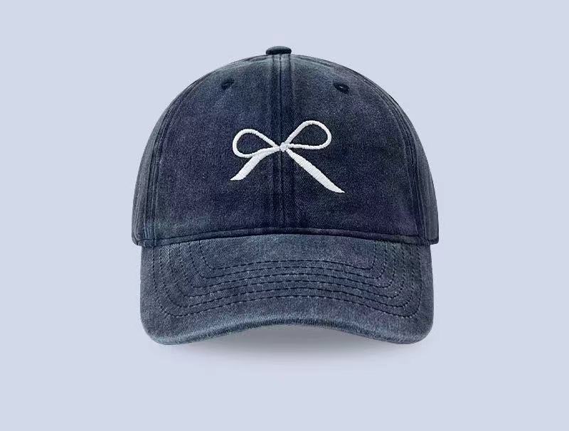 Bowknot Peaked Cap Female Sun Protection