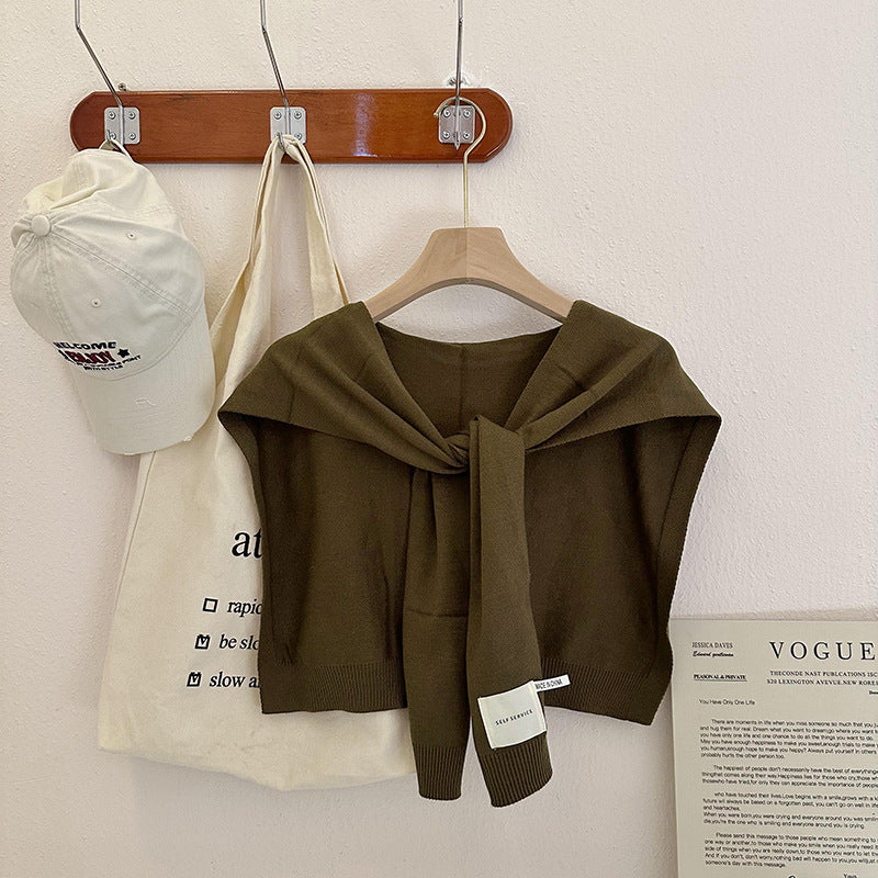 Fashion Shawl All-match Solid Color Scarf