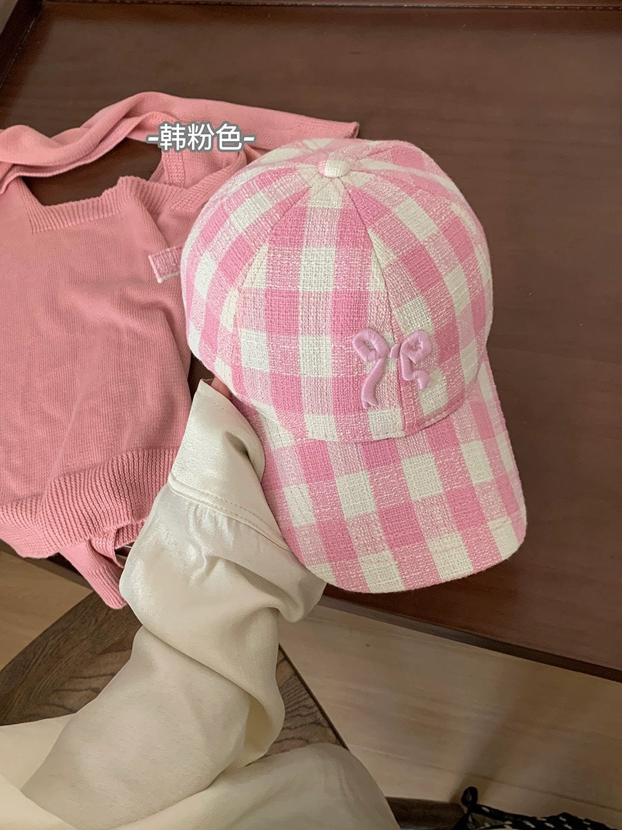 Bowknot Peaked Cap Female Sun Protection