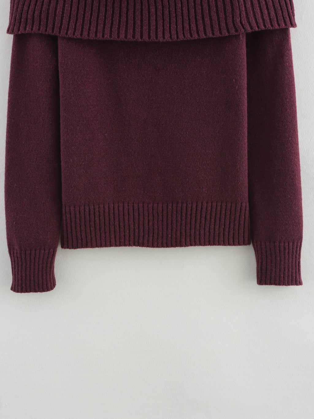 Women's One-shoulder Long-sleeve Sweater