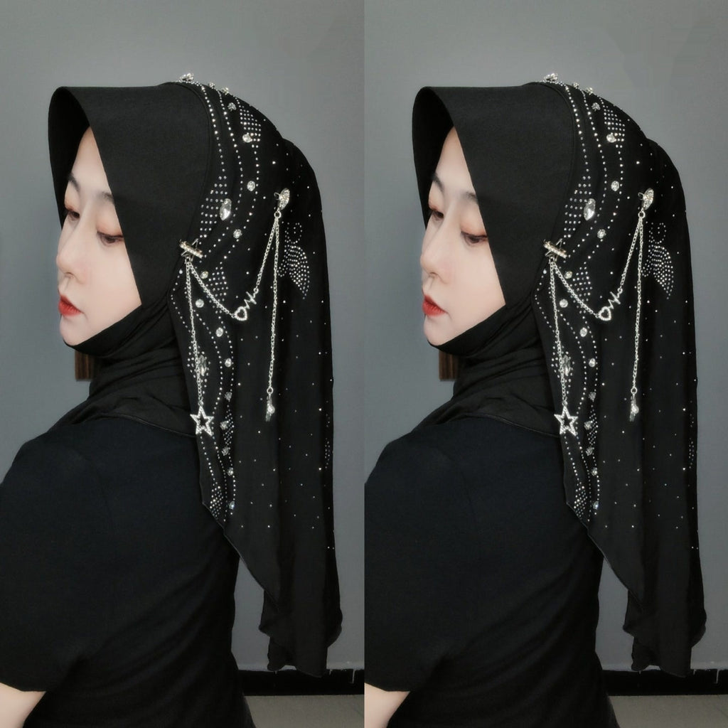 Gold Silk Fabric Scarf