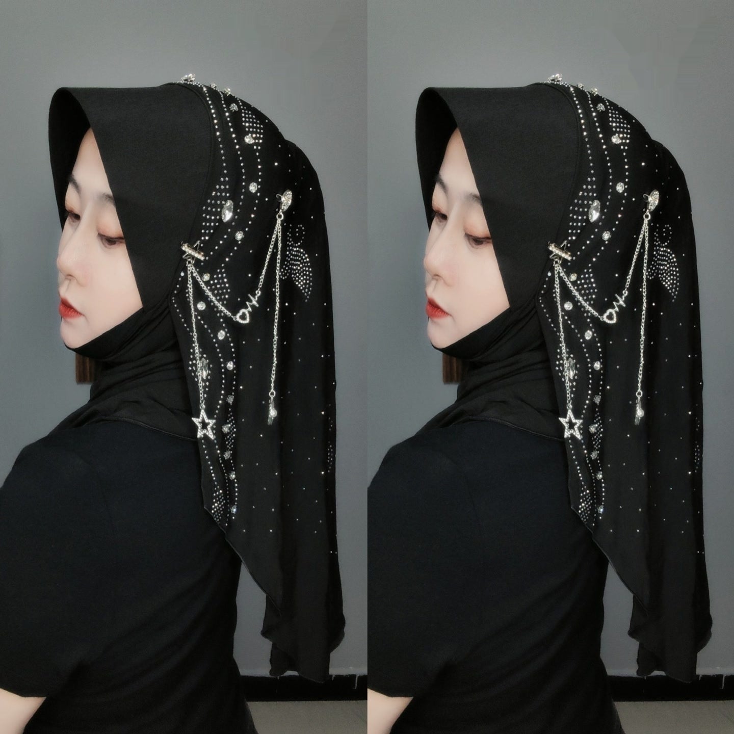 Gold Silk Fabric Scarf