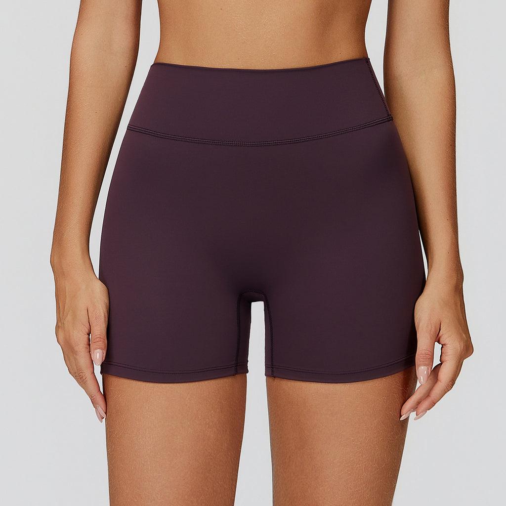 High-waist Quick-drying V-shaped Back Waist Sports Shorts Outdoor Running Fitness Clothes