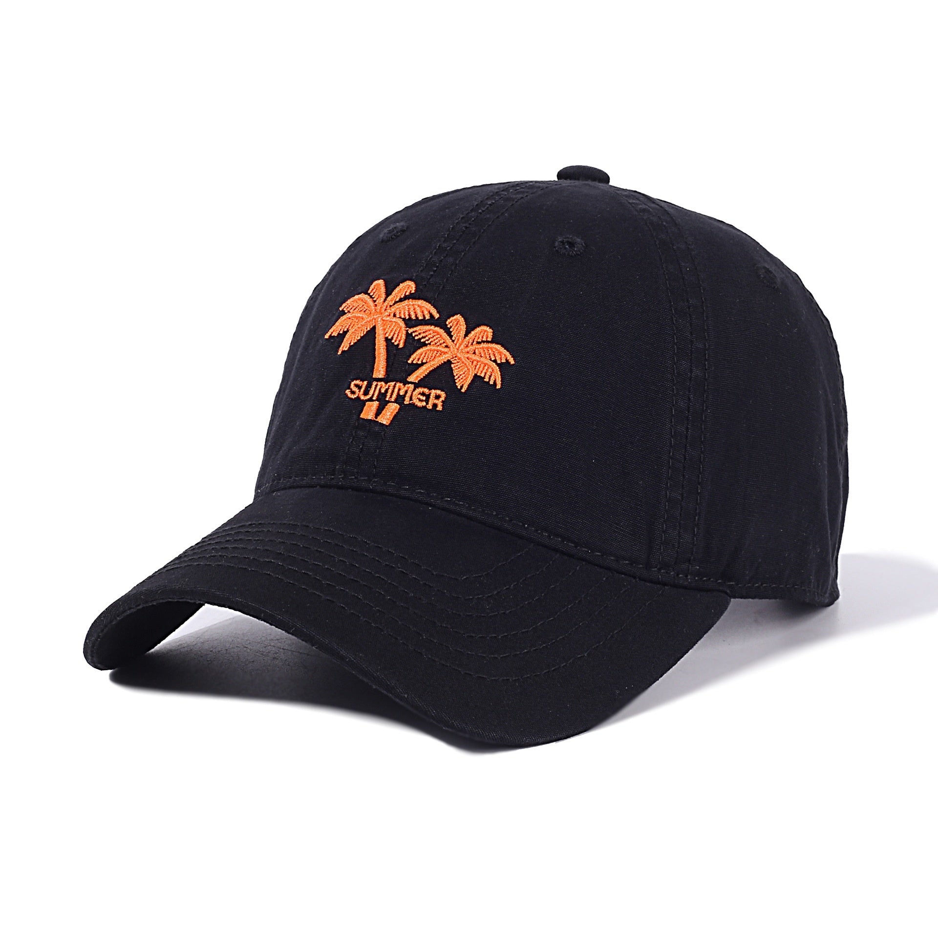 Versatile Soft Top Embroidered Baseball Cap