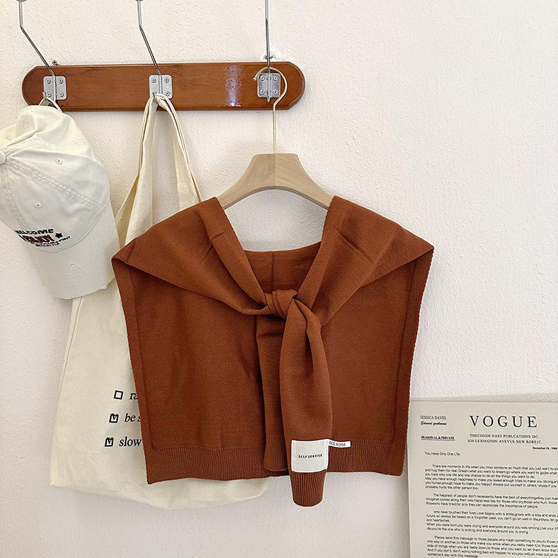 Fashion Shawl All-match Solid Color Scarf