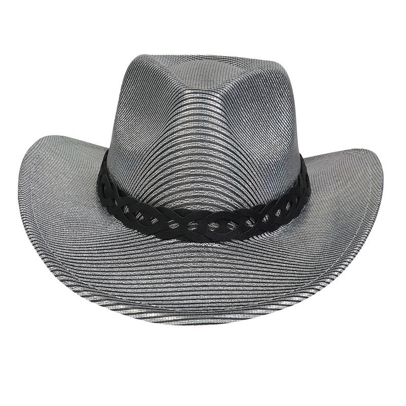 Pearlescent Cowboy Hat Ball Party Topper Performance Props Cap