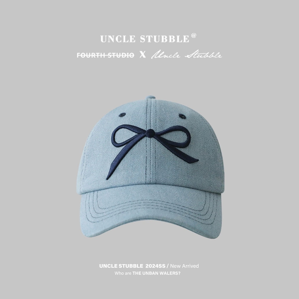 Bowknot Peaked Cap Female Sun Protection