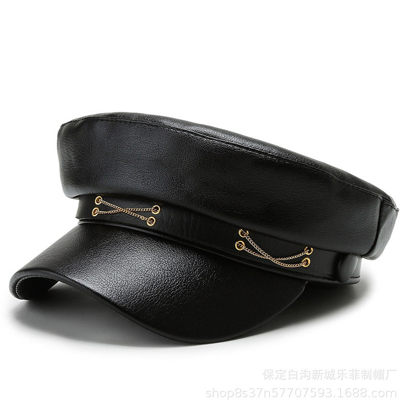 Autumn And Winter New P Navy Hat Fashion All-match Adjustable Hat