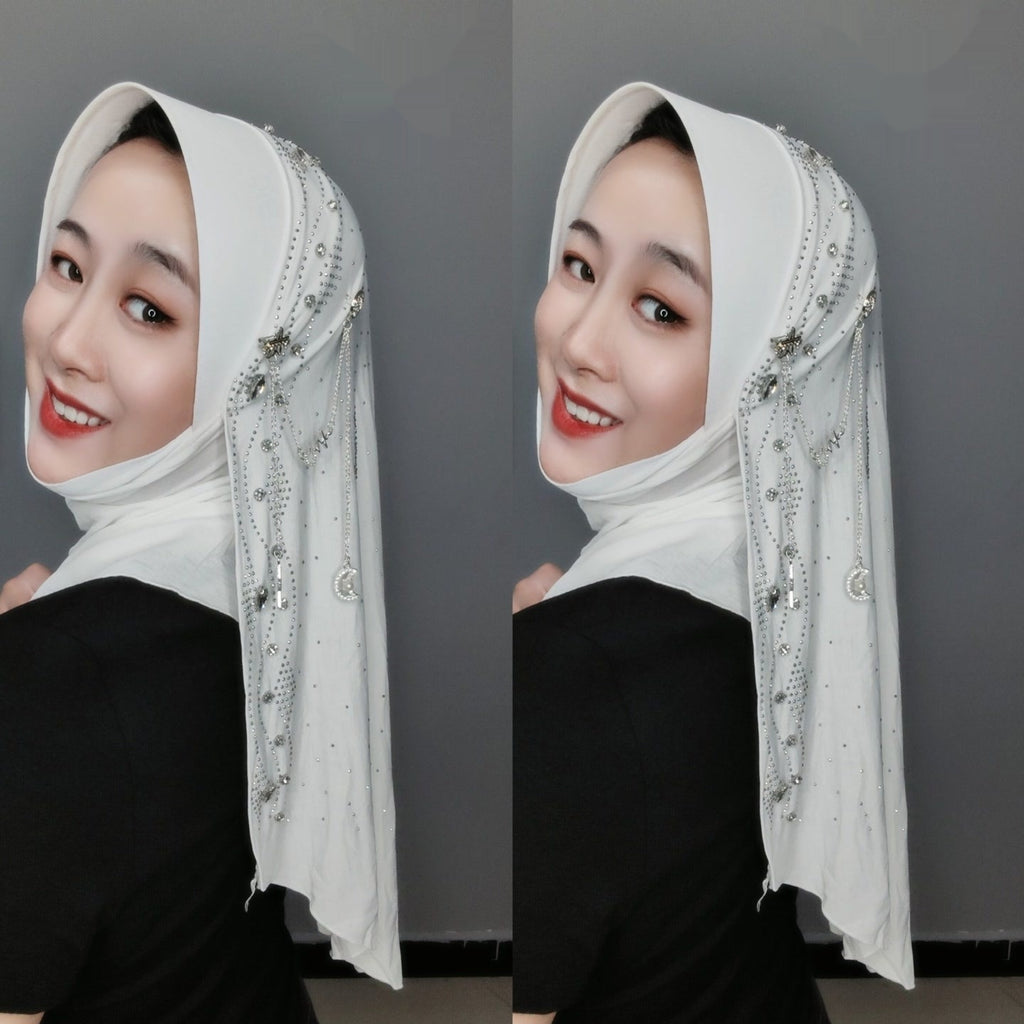 Gold Silk Fabric Scarf