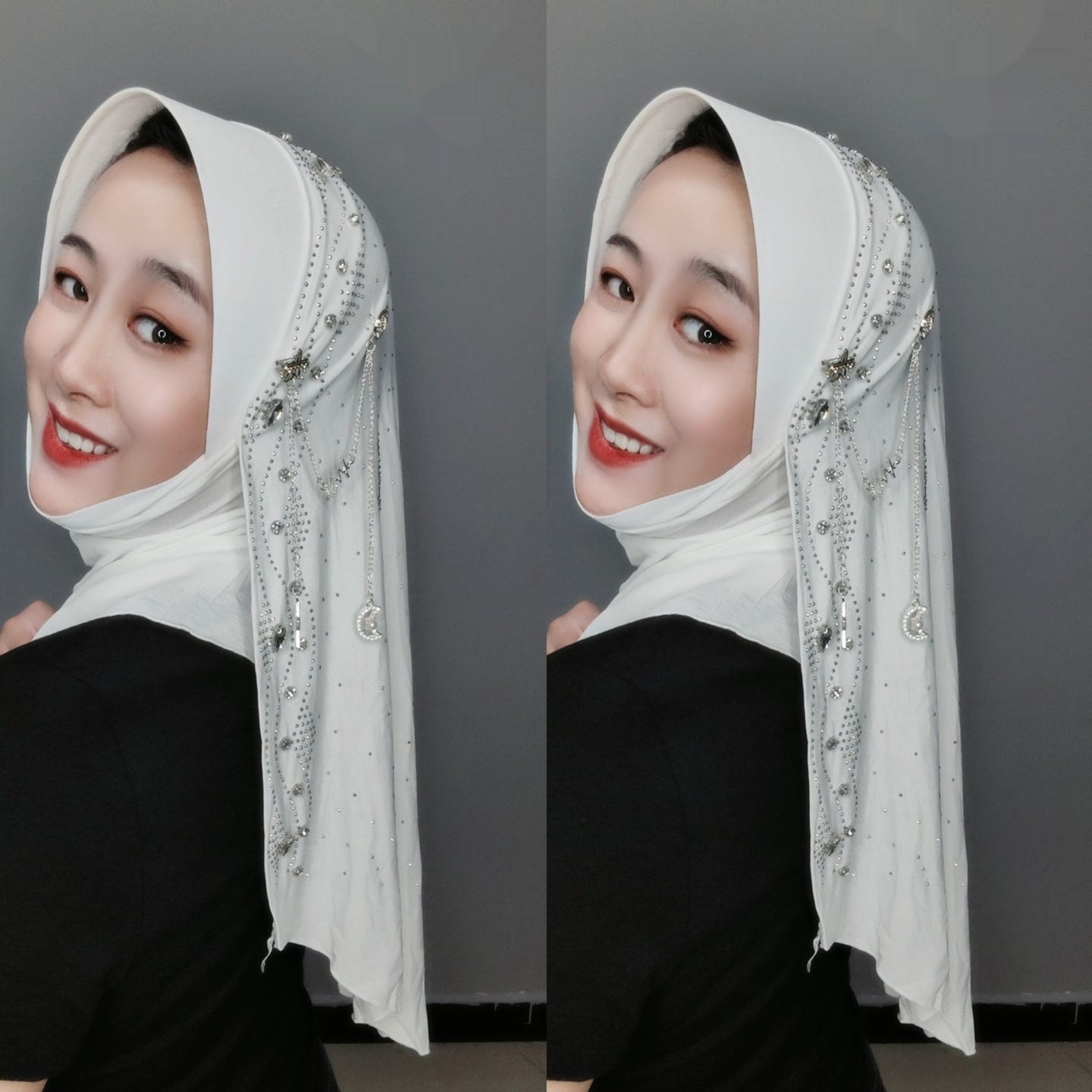 Gold Silk Fabric Scarf