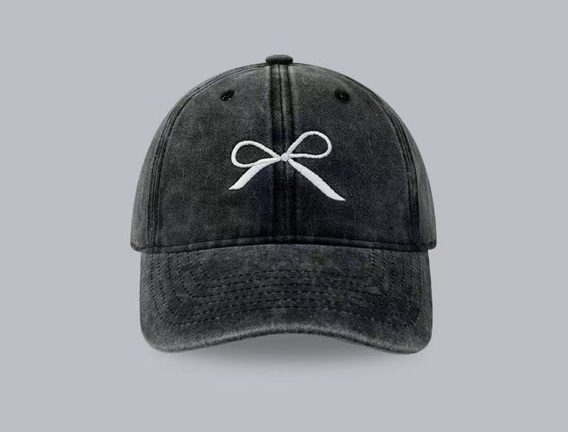 Bowknot Peaked Cap Female Sun Protection