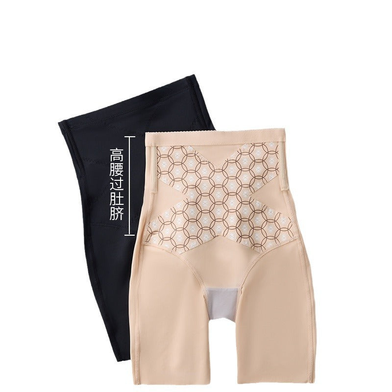 Plus Size High Waisted Tuck Pants Waist Shaping Hip Lift Boxers