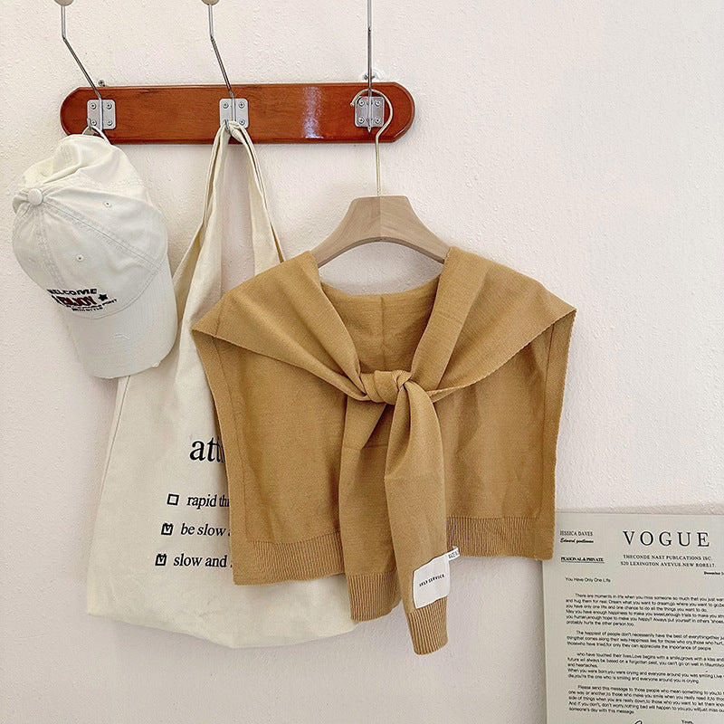 Fashion Shawl All-match Solid Color Scarf