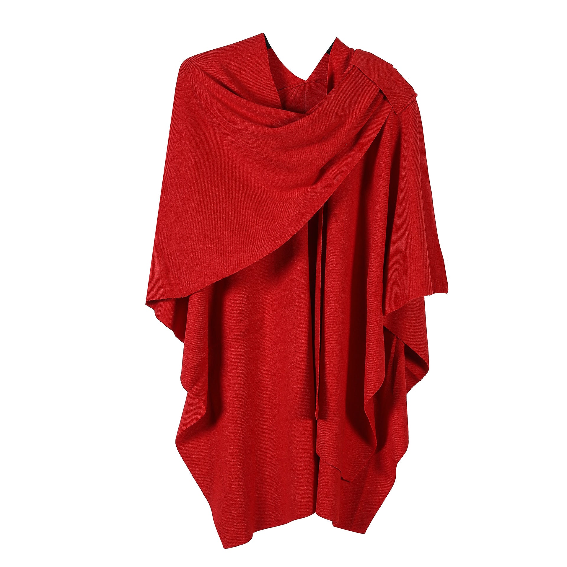 Knitted Solid Color Shawl For Women