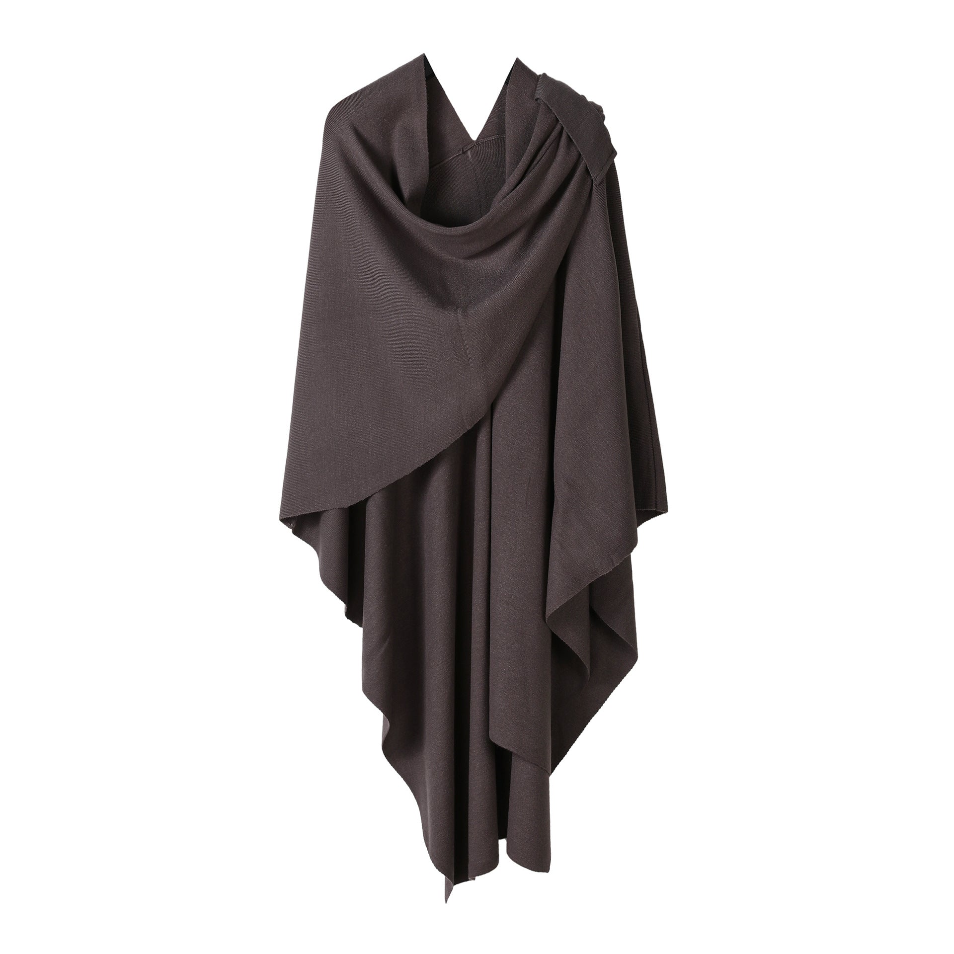 Knitted Solid Color Shawl For Women