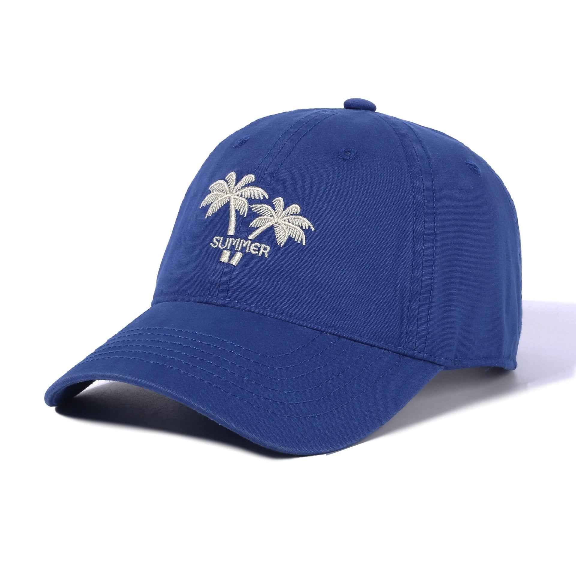Versatile Soft Top Embroidered Baseball Cap