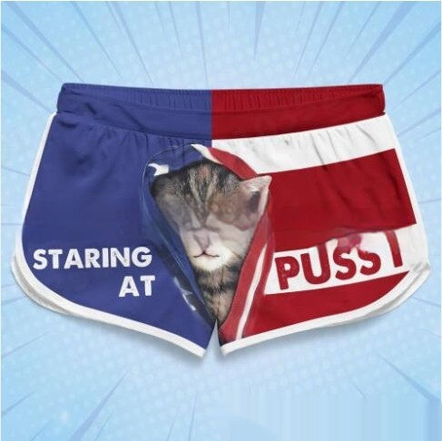 Digital Trendy Casual Women's Shorts