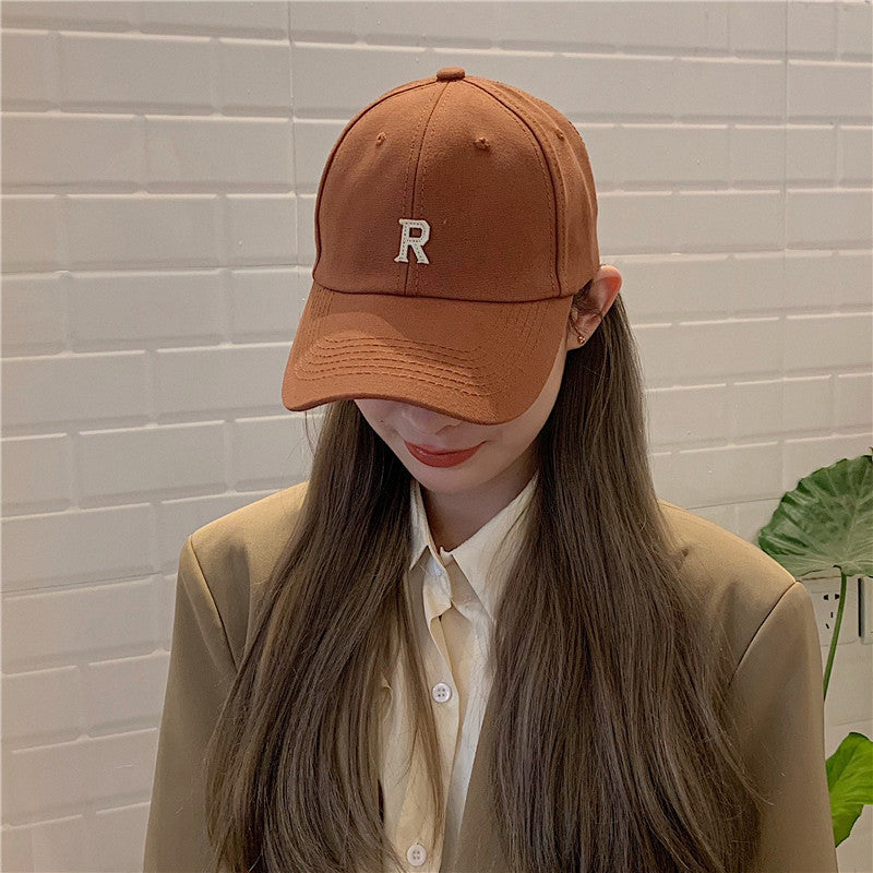 Beige Peaked Cap Women's Spring And Summer Thin Korean Style