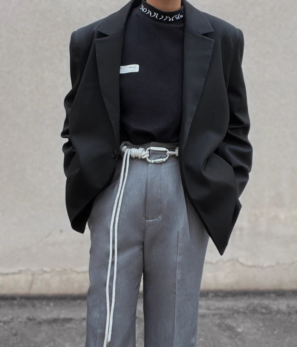 Metal Braiding String Men's Pant Belt Accessories Adjustable Lengthened Female Hip Hop