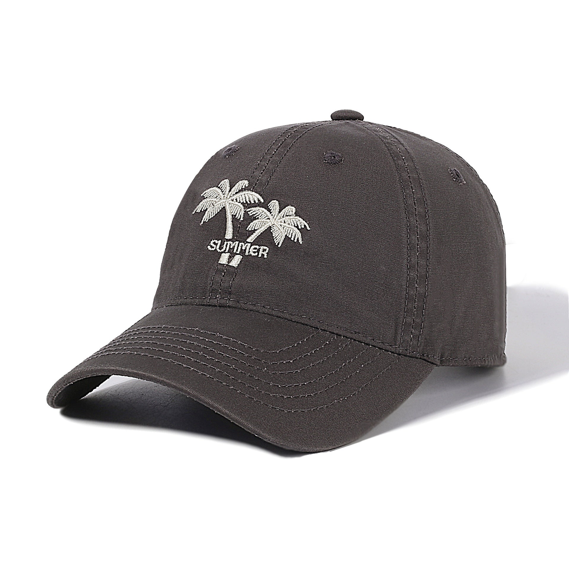 Versatile Soft Top Embroidered Baseball Cap