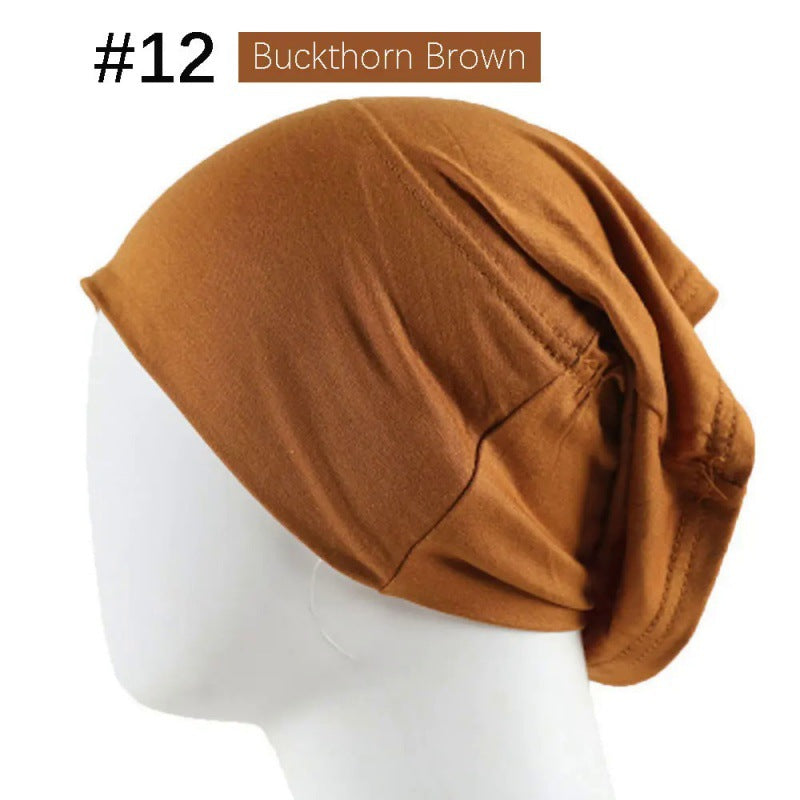 Modal Monochrome Smoke Pipe Cap Bottoming Hood