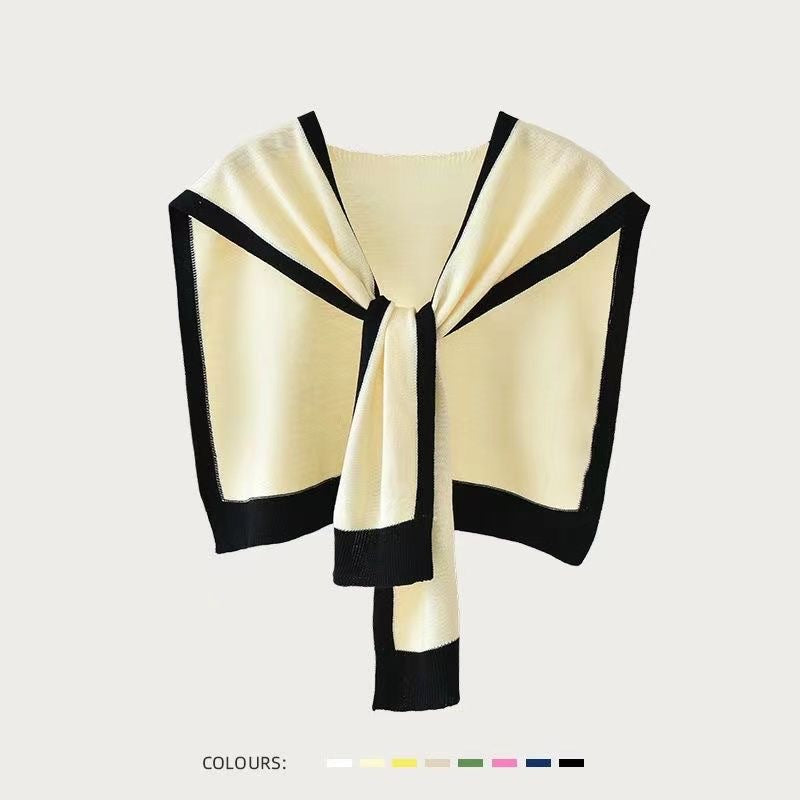 Air-conditioned Room Shawl Shoulder Neck Protection Fake Collar Skirt