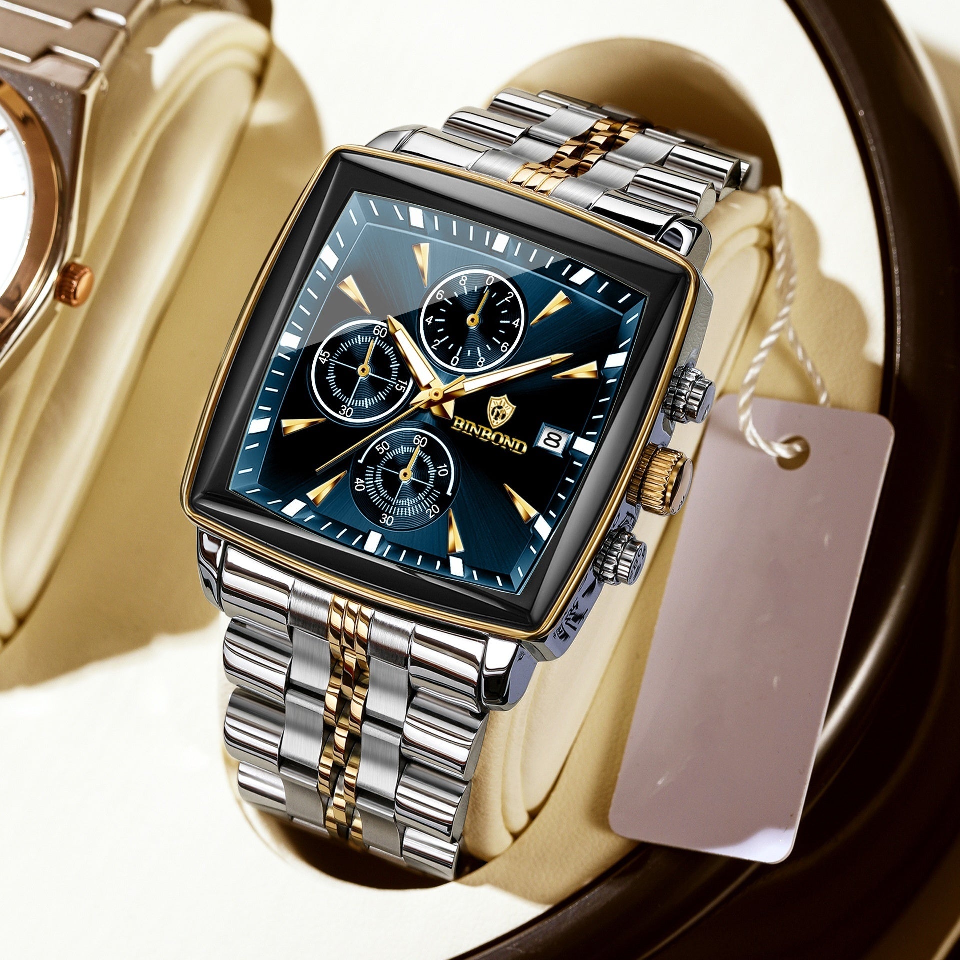 Men's Business Steel Belt Quartz Watch