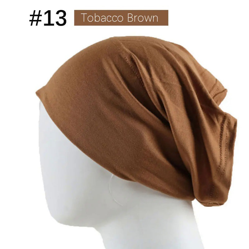 Modal Monochrome Smoke Pipe Cap Bottoming Hood