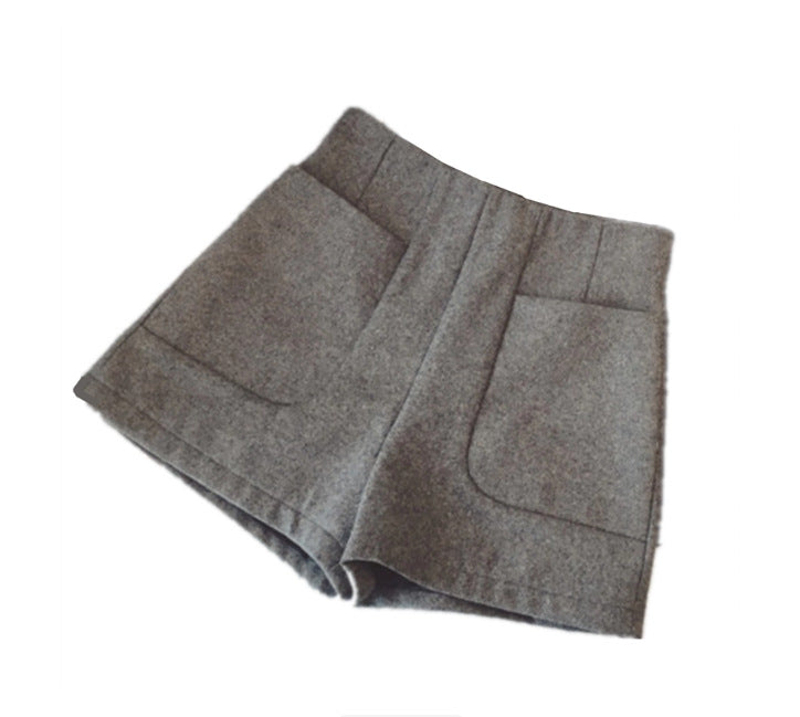 New Wide-leg High-waisted Cropped Shorts