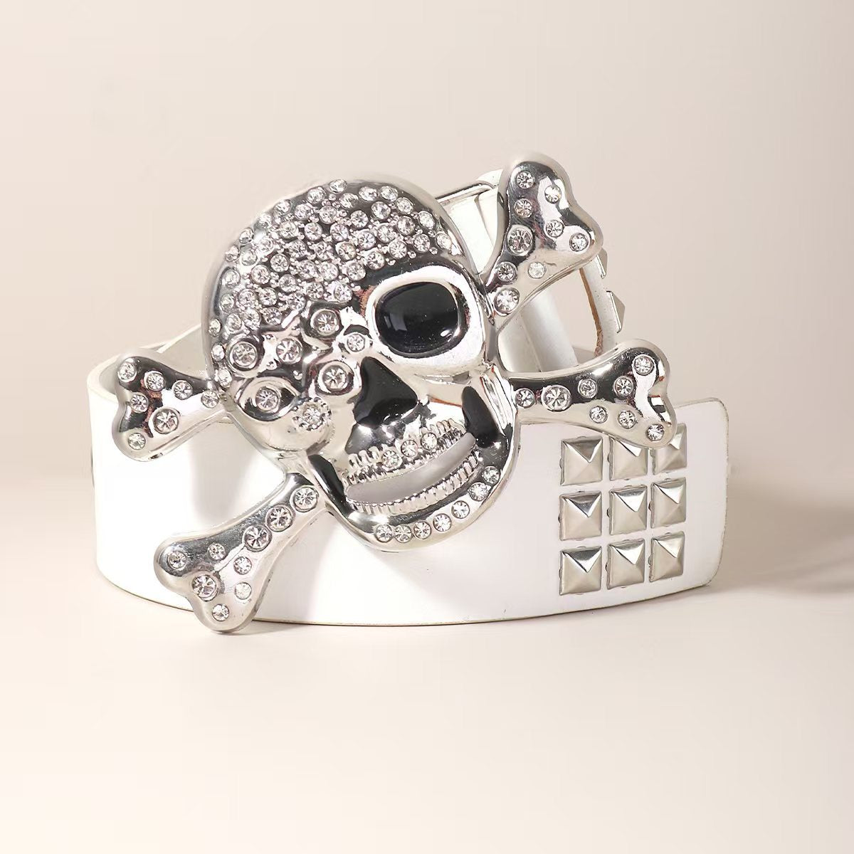 Rivet Belt Porous American Wide Belt