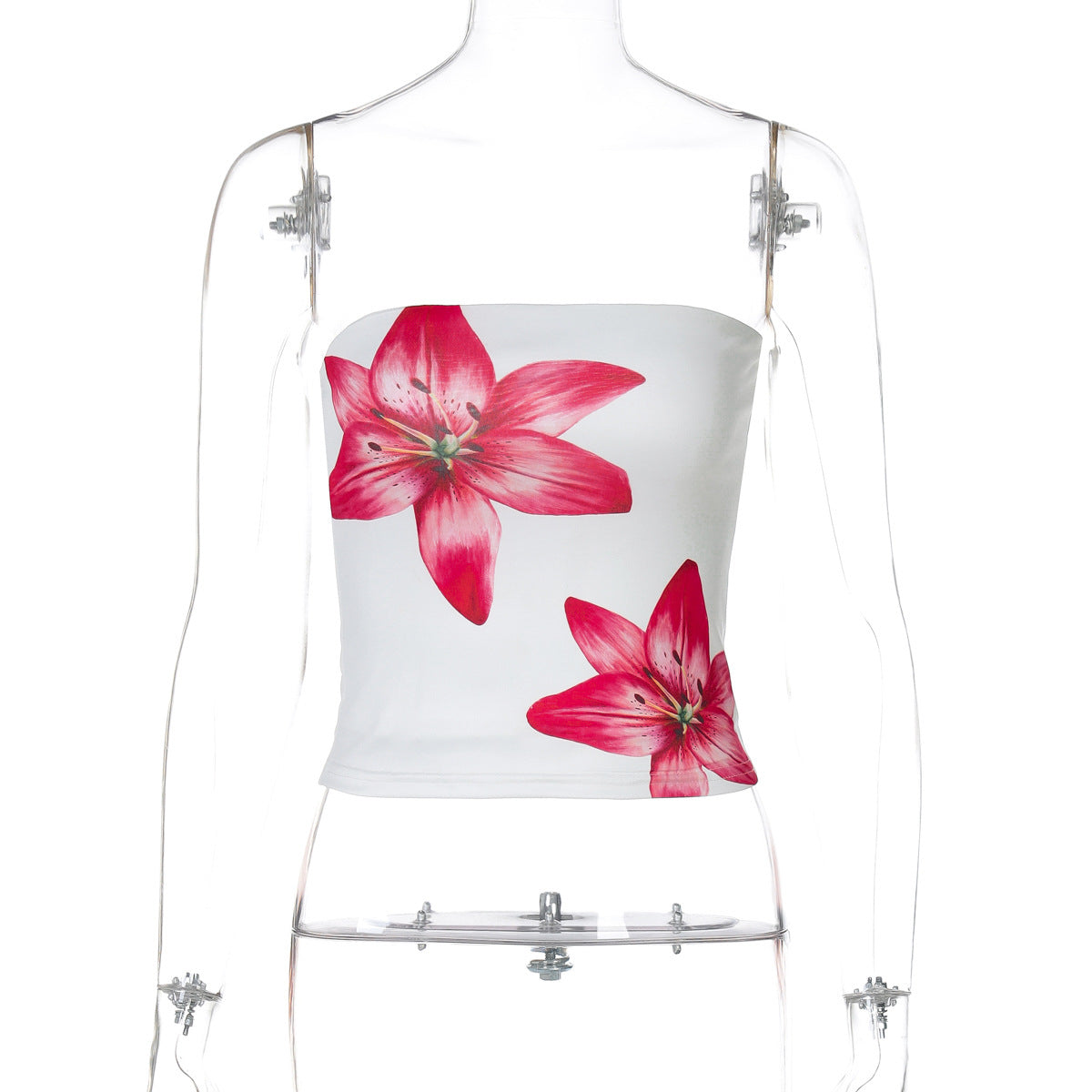 Women's Hot Girl Style Tube Top Short Vest