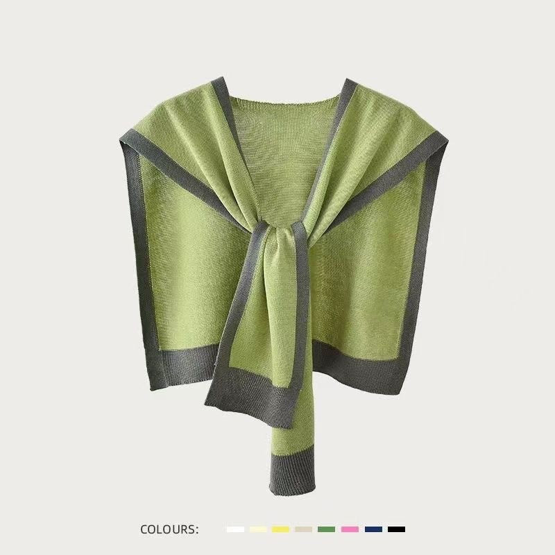 Air-conditioned Room Shawl Shoulder Neck Protection Fake Collar Skirt