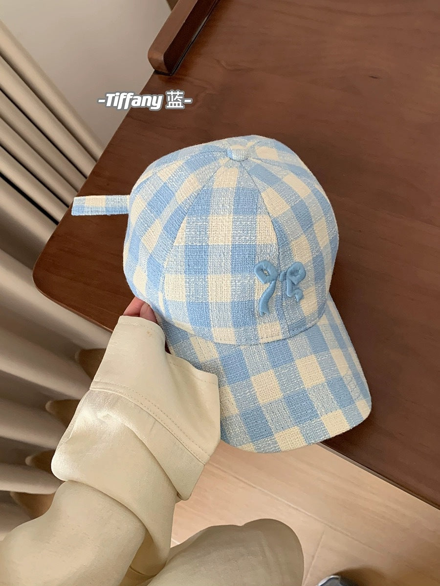Bowknot Peaked Cap Female Sun Protection